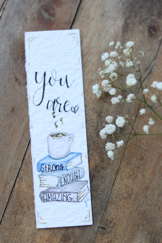 "You are Strong" Bible Inspired Bookmark